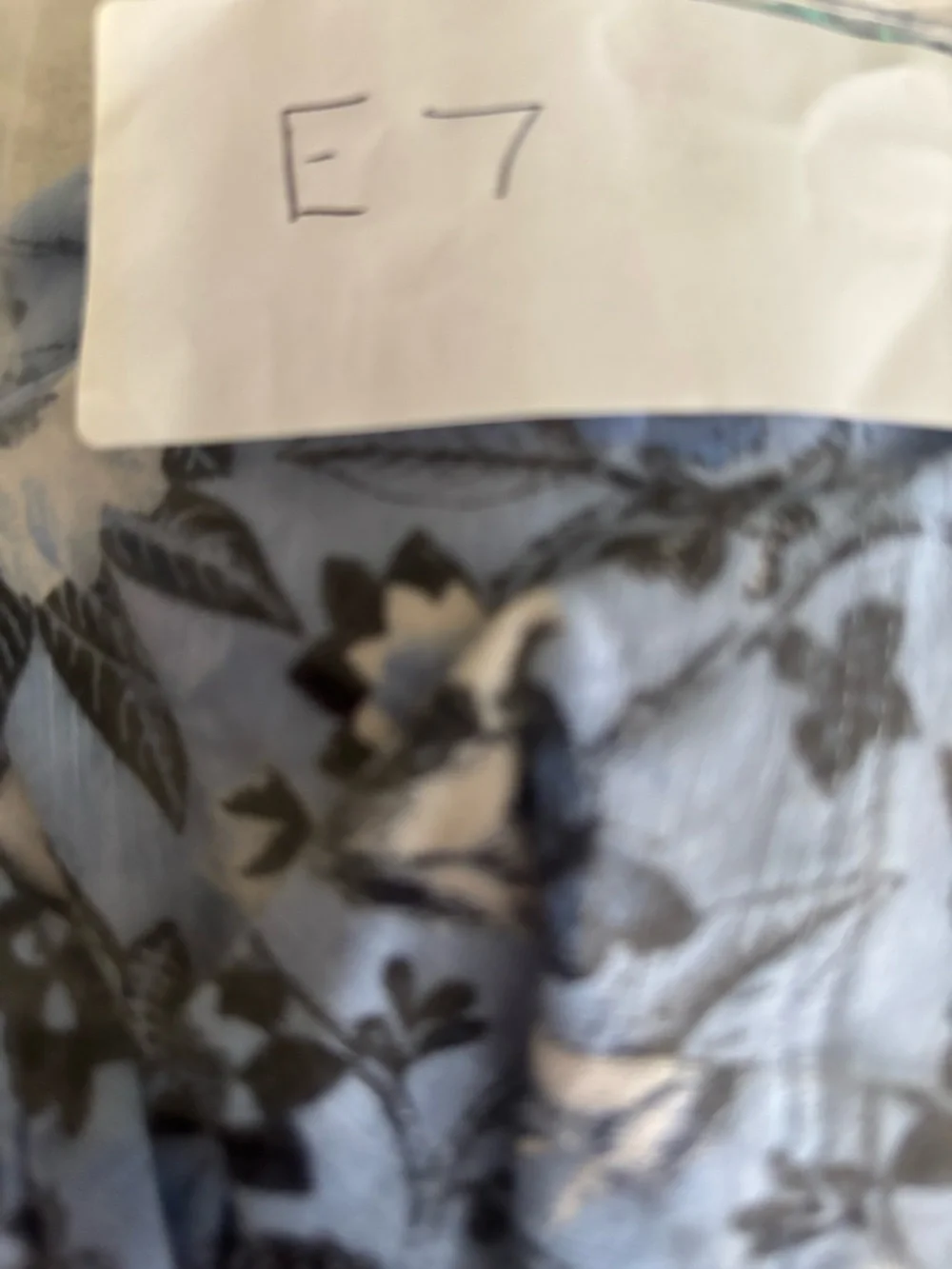 J. Jill Blue Floral Maxi Dress